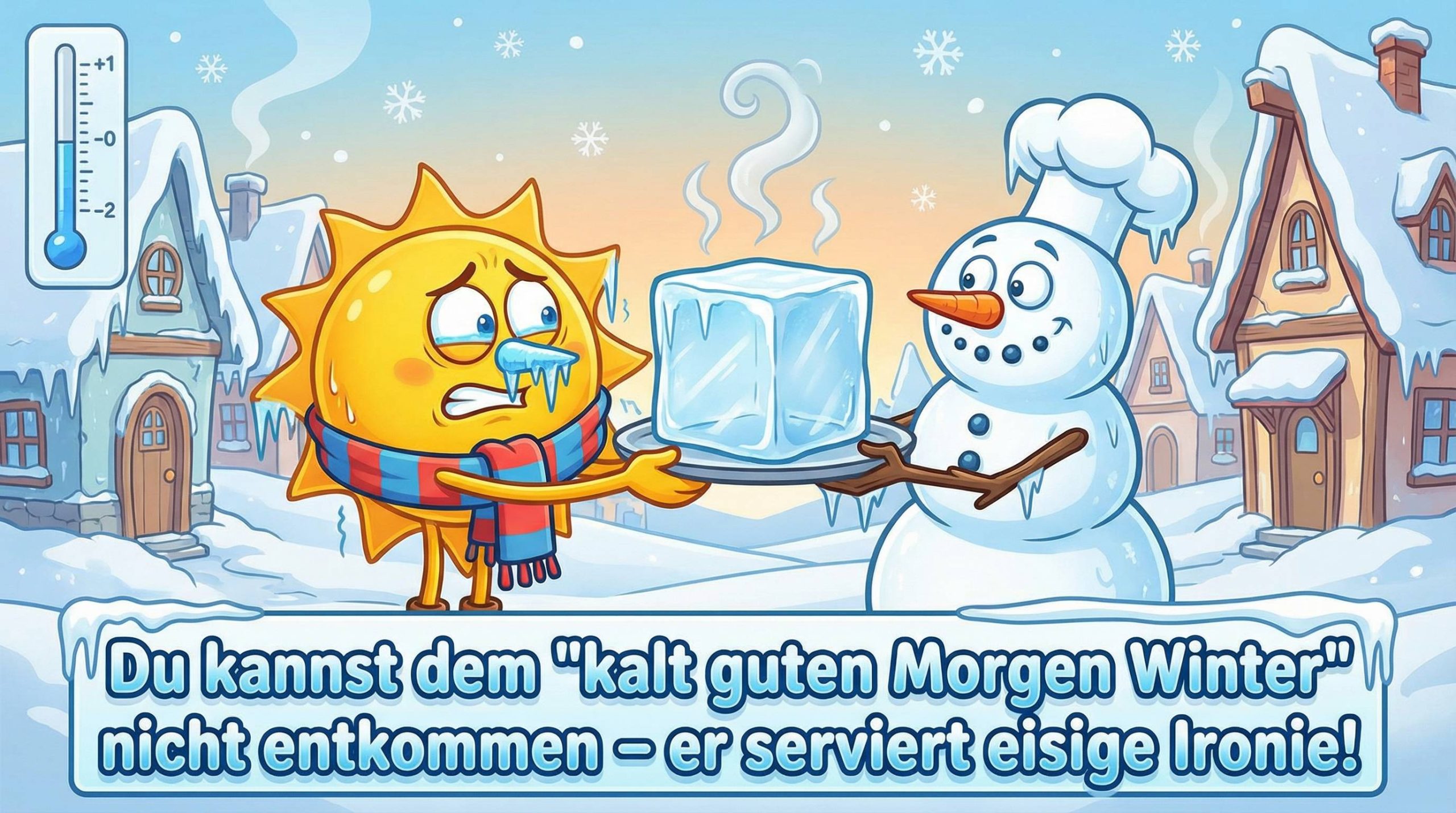 kalt guten morgen winter