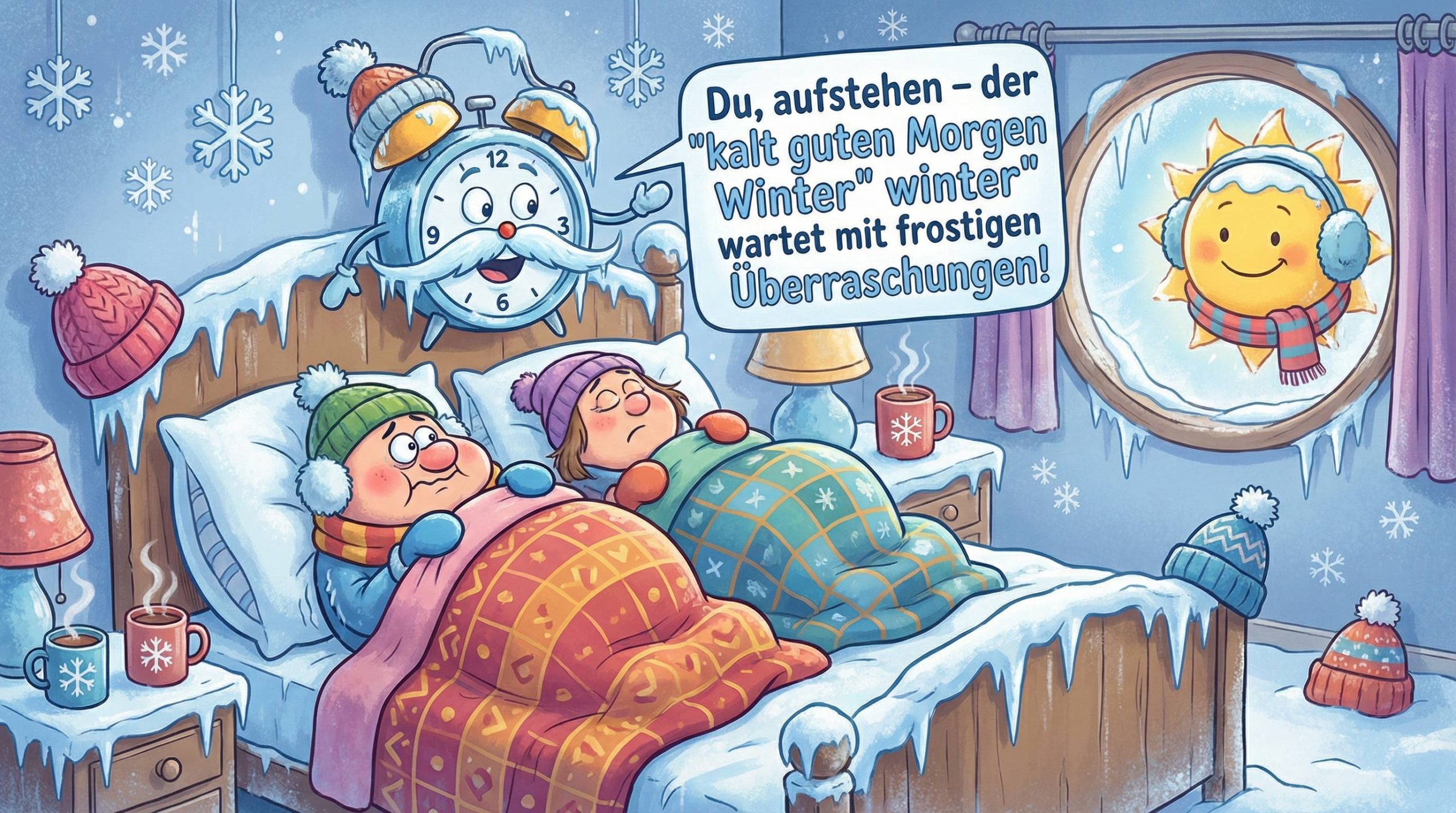 kalt guten morgen winter